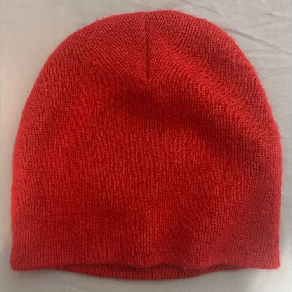 Miller Lite Beer Beanie Hat One Size Stretch Fit Red Cap Logo Adults Nebraska